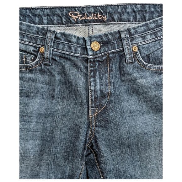 Fidelity Denim by Jason Trotzuk Japan Rose Women's Jeans Size 28/34 NWT - Picture 4 of 10